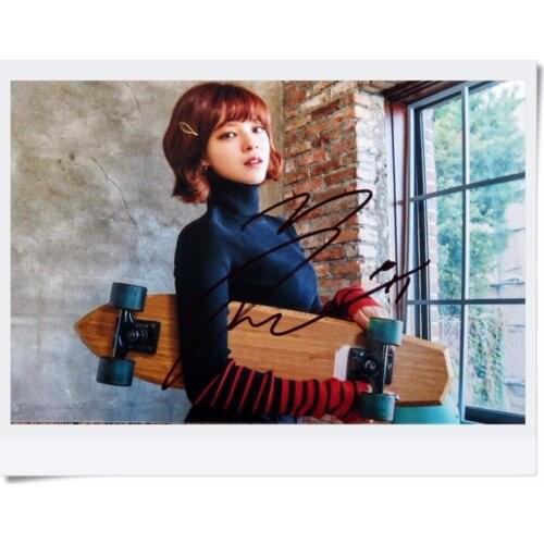 Signed TWICE Yoo JungYeon Jung Yeon autographed photo LIKEY Twicetagram 4*6 inches K-POP collection freeshipping 112017