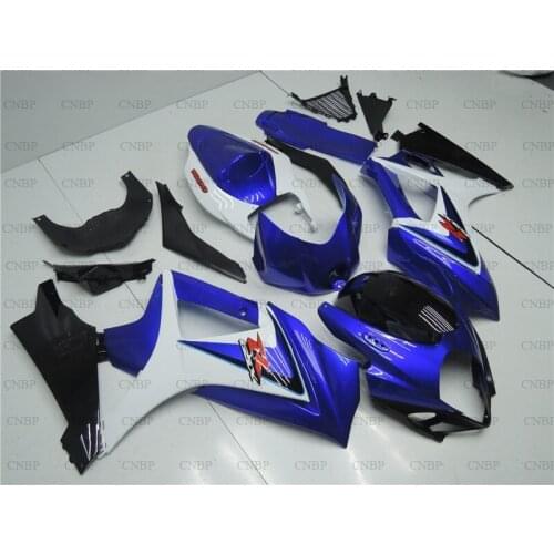 GSXR1000 2007 - 2008 K7 Fairing Kits GSXR 1000 2008 Fairings GSX R 1000 07 Blue White Full Body Kits