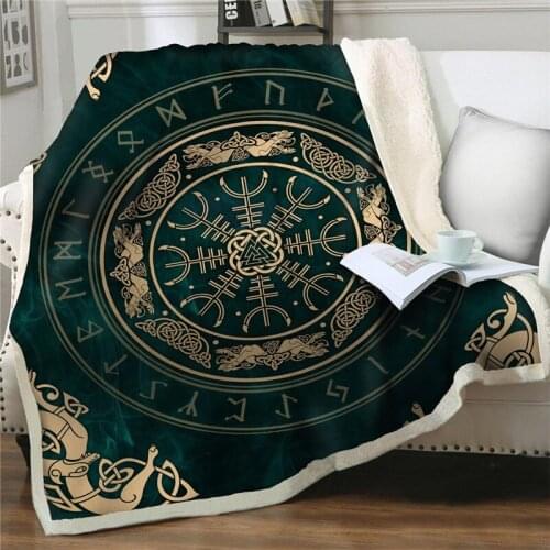 Creative ethnic style Thick Blankets Bedspread kids room Plush on Bed Sofa Soft Sherpa Fleece Blankets bedding quilts cover gift