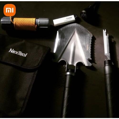 MI Nextool Multifunctional Shovel 158x200mm Ordnance Plus Shovel Self-defense Outdoor Folding Engineering Tools With Screwdriver