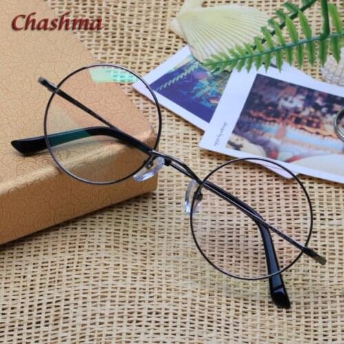 Men Pure Titanium Prescription Glasses Women Retro Round Frame Optical Eyewear Spectacles Super Quality Ultra Light Glass