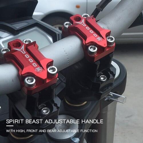 22/28mm Motorcycle Handlebar Riser For Suzuki V-Strom DL250 DL650 DL1000 SV650 SV1000 Bandit DRZ HONDA YAMAHA KAWASAKI BMW KTM