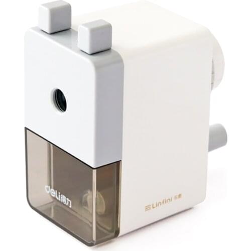 Hand Cranked Pencil Sharpener, Alloy Helical Blade for 6.5-8mm Colored Pencils Portable Sharpener for Student School Supplies