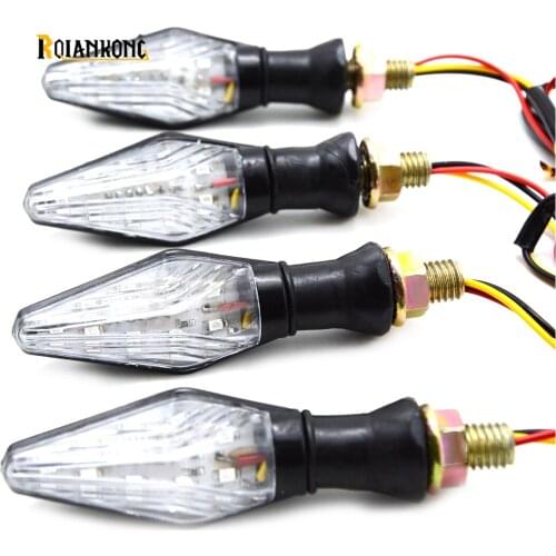 Motorcycle Turn Signal Light Flashing 12 LED lights Indicator Amber Lamp Lights For RC390 RC200 390 200 690