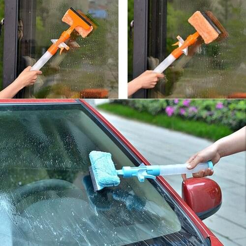 Wonderlife 3 In 1 Spray Window Cleaner Water Jet Window Scraper Broom Clean Window Kitchen Accessories Bathroom Cleaning Tool