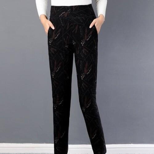 Warm Women Leggings Winter Casual Wear Leggings High Waist Legging Fleece Velvet Fashion Elastic Keep Warm Pants X614