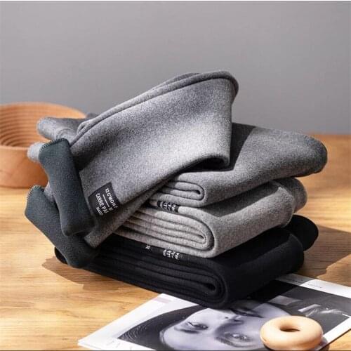 Winter Leggings For Women High Waist Stretch Warm Legging Plus velvet Patchwork Thicken Pencil Pants Hot Joggers Z257