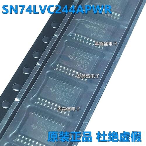 100% New&original SN74LVC244APWR Marking:LC244 TSSOP20 SN74LVC244 In Stock 5pcs/lot
