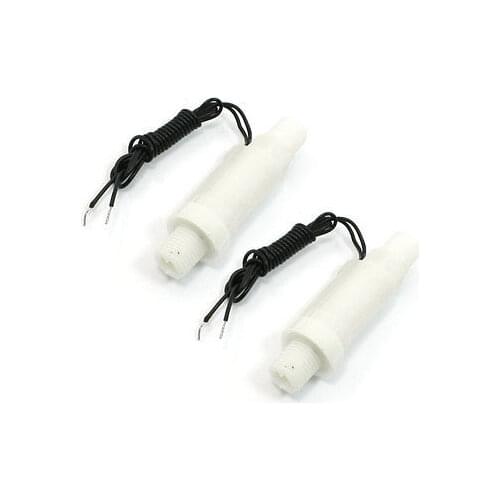 ZFS-01P 12.3mm Male Ports Plastic Water Flow Sensor Switch 2 Pieces