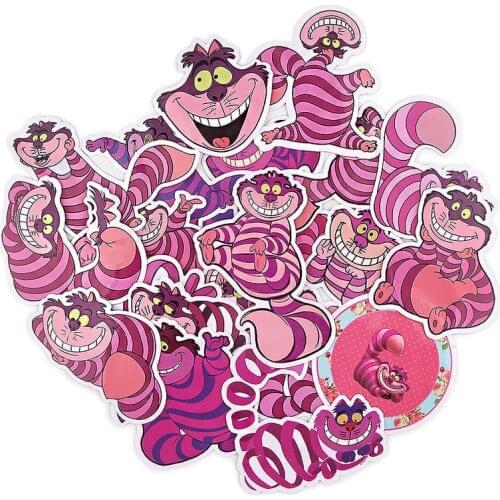 20Pcs Cute Cats Animal Graffiti Sticker Mixed Style Toys For Suitcase Laptop Bike Luggage Car Scooter Skateboard Sticker