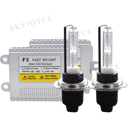 35W Fast Bright F3 auto Ballast HID Kit 4300K 6000K 8000K Cnlight hid Bulb H1 H7 H11 9005 9006 D2H 35W Cnlight H7 hid Kit light