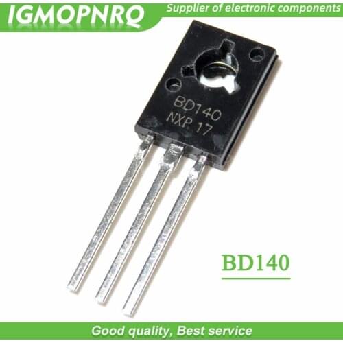 50pcs BD140 D140 TO-126 PNP 1.5A 80V NPN Epitaxial Triode Transistor new original
