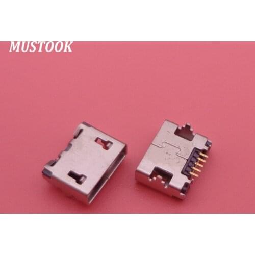 5X Micro USB 5P,5-pin Mini Micro USB Jack,5Pins Micro USB Connector Tail Charging socket For Millet Letv Square mouth ox horn