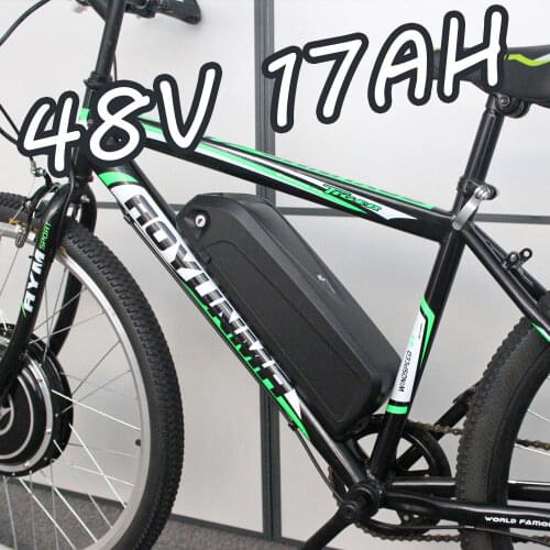 Samsung LG 48V 17Ah E bike battery US EU No Tax with 30A BMS 5A Charger