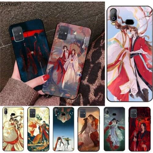Tian Guan Ci Fu Painted DIY phone Case cover Shell For Samsung Galaxy A21S A01 A11 A31 A81 A10 A20E A30 A40 A50 A70 A80 A71 A51