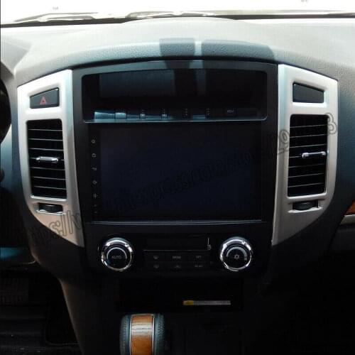 For Mitsubishi Pajero V93 V97 chrome navigation Air outlet decorative frame trim
