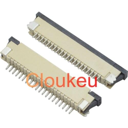 FPC/FFC connector 1.0mm pitch H2.5 drawer type upper connection flexible cable connection board 4-32P