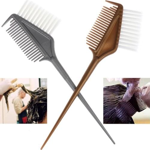 Galaxy Glitter Haarkleur Borstels Afgeronde Haarkleur Borstel Haarverf Borstel En Kam Voor Haarverf En Wortel Touch up