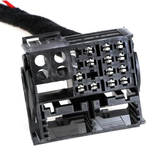 ISO To Quadlock Canbus Adapter Switch Cable RCD330 RCD510 RCD310 RNS510 for Jetta for Golf for Tiguan for Passat CC