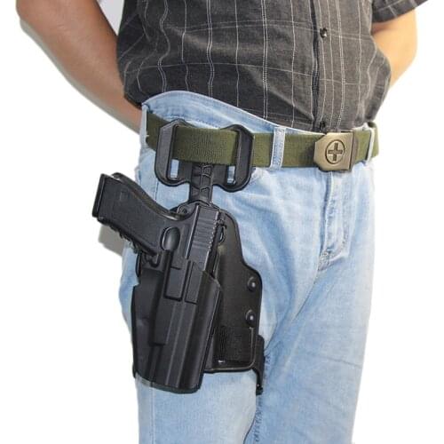 Tactical Drop Leg Gun Holster for BERETTA M92 Glock 17 19 CZ75 TAURUS PT840 HK USP SIG SAUER 226 Holster Pistol Airsoft Platform