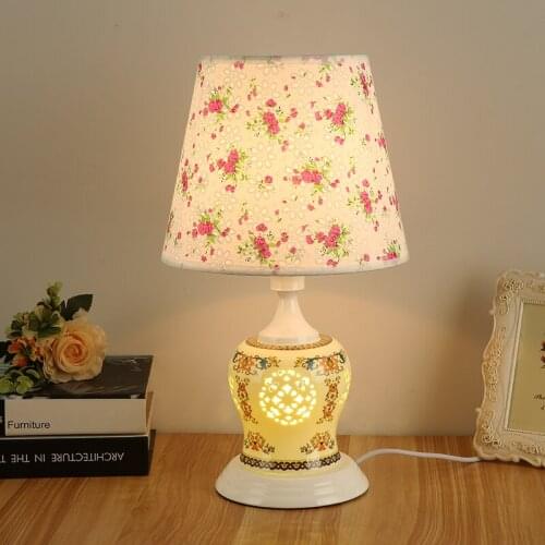 LED table lamp fashionable bedroom ceramic table lights pupils table lamp college student eye lamp Feeding night light ya72720