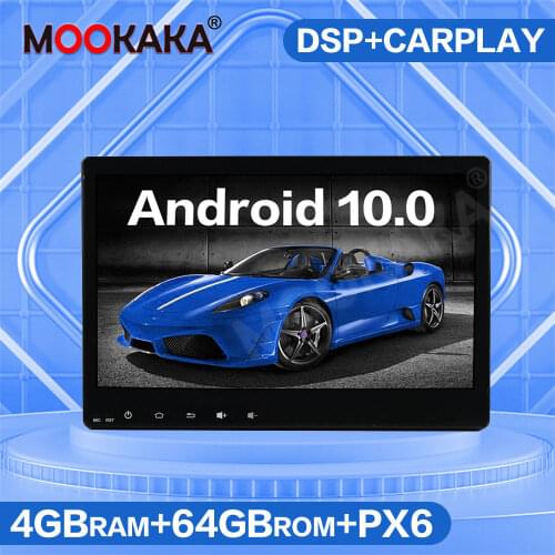 Android 10.0 4G 64GB PX6 Car GPS Navigation Radio For Honda HRV HR-V VEZEL 2014-2017 Multimedia Player Auto Stereo Head Unit DSP