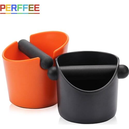 Knock Box for Espresso Coffee Grounds Anti Slip Coffee Grind Dump Bin Coffee Powder Residue Box Coffee Tools Cafe Accessories
