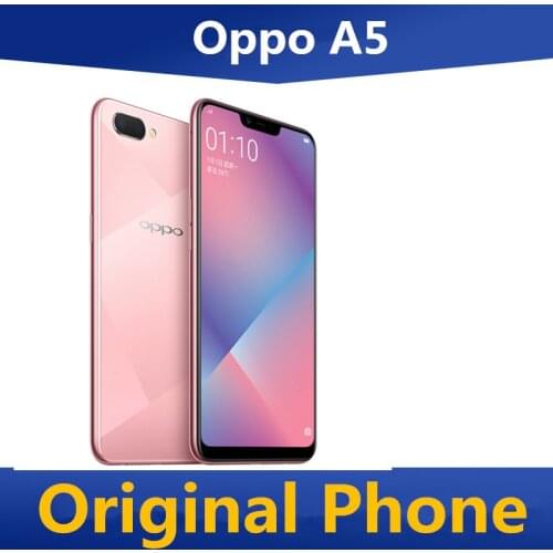 DHL Fast Delivery Oppo A5 4G LTE Smart Phone 6.2" Screen 13.0MP+8.0MP+2.0MP Snapdragon 450 Android 8.0 3GB RAM 32GB ROM OTA