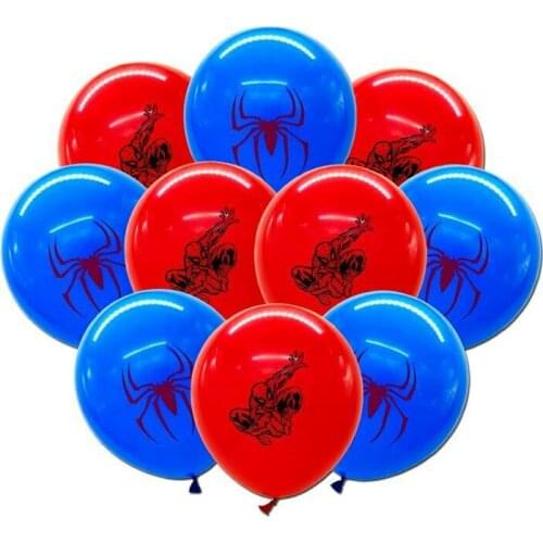 Boys Kids Super Hero Spiderman Theme Birthday Party Tableware Balloon Candy Box Flag Plate Cup Straw Tassel Party Supplies