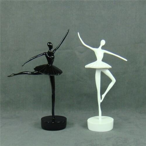 MODERN ABSTRACT BALLET DANCER FIGURINE HANDMADE RESIN BALLERINA STATUE DECOR HOME ART AND CRAFT ORNAMENT PRESENT ACCESSORIES