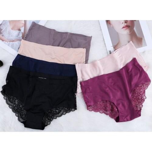 2019 new arrival Luxury pearl lace stitching sexy panties One-piece seamless womens underwear briefs