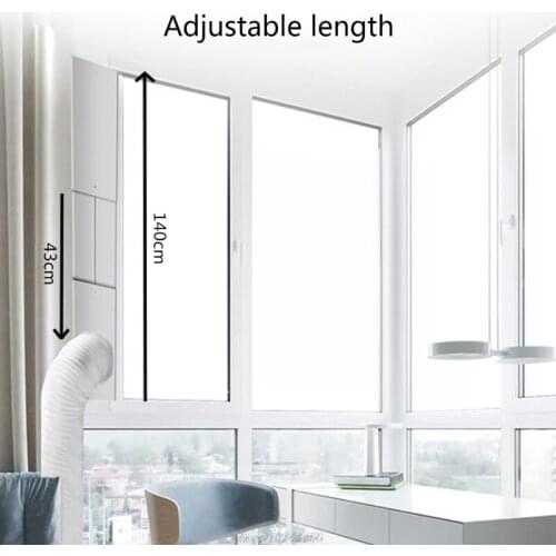 Universal Window Adaptor Tube Connector Kit, Window Seal Exhaust Hose Interface for Portable Air Conditioner Jy8 21 Dropship