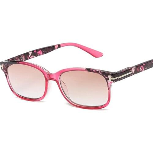 Vintage Square Reading Sunglasses for Women Mens Optical Prescription Glasses Hyperopia Gafas Eyewear Frame with +1.0~+4.0