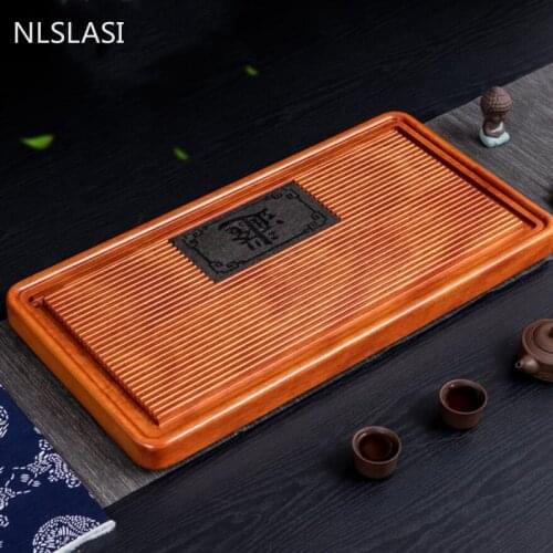 High Quality Natural solid wood Tea Tray Household overall Wooden tea table Puer teapot tray Chinese Tea ceremony supplies