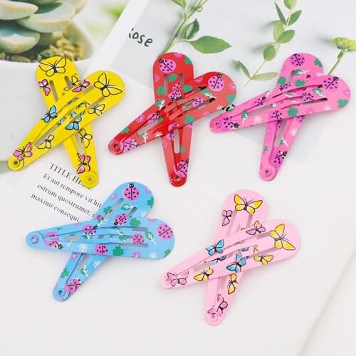20 Pc Cute Snap Hair Clips Candy Color Bobby Pin Metal Hairpins Barrettes for Children Women Girls Hair Accessories