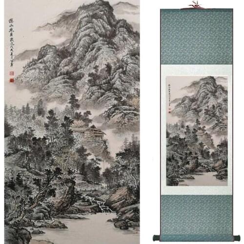 Landscape art painting Super quality traditional Chinese Art Painting Home Office Decoration Chinese painting20190919015