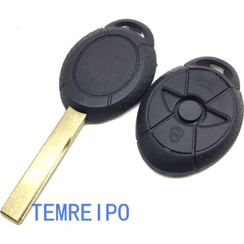 10pcs/lot No Chip Uncut Blank 3 Buttons Remote Key Case Shell For bmw Replacement Key Fob Cover