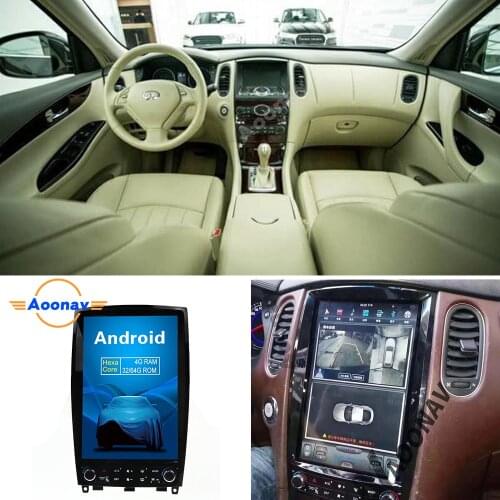 12.1 inch 2din Android car auto Radio multimedia player For Infiniti QX50 2014 car autoradio GPS navigation MP3 DVD player