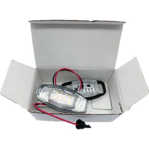 2pcs 18 LED Number License Plate Lights For Acura RL TSX RDX for Honda Civic for Honda Accord for Honda Odyssey for Honda Acura