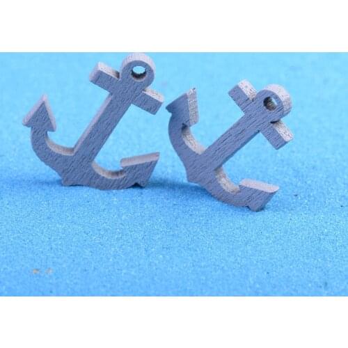 2 Pcs Miniature Garden Furniture DIY Lovely Cute Boat Anchors Decoration Fairy Garden For Fairy Garden Supplies