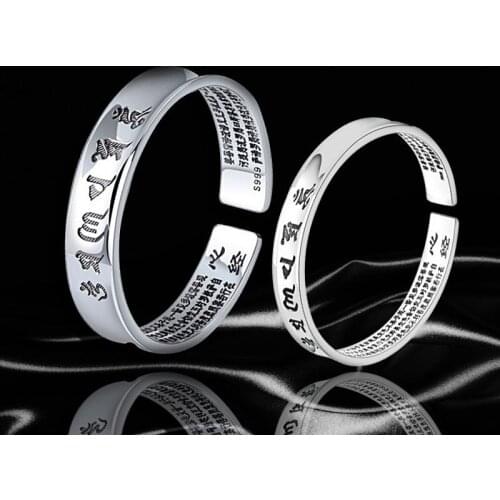 2018 Special Offer Real Bangle Fine Jewelry, Japan And South Korea Fashion Ladys Sutra Personality Element Bracelet Version