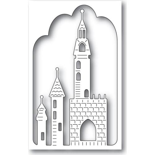 2021 AliliArts Metal Cutting Dies Imperial Castle diy Scrapbooking Photo Album Decorative Embossing PaperCard Crafts Die
