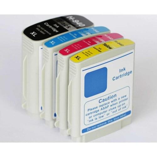 1Set 4 PCS Third Party Brand refilled ink replacement for HP 940 940XL Pro A809A A811A A909b 8000 8500 8500A