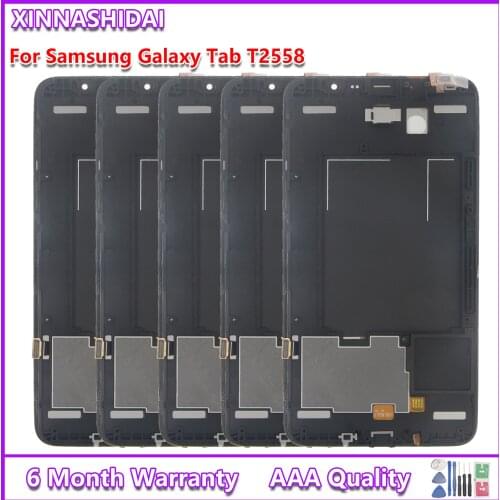 5pcs/For Samsung Galaxy T2558 LCD Display Touch Screen Digitizer Glass Sensor Replacement Assembly