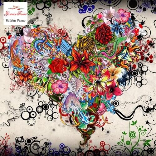 Diamond Painting Full Square 5D Diy Daimond Embroidery Diamant Mosaic Sale Displasy Broderie Diamant Heart flower picture 02