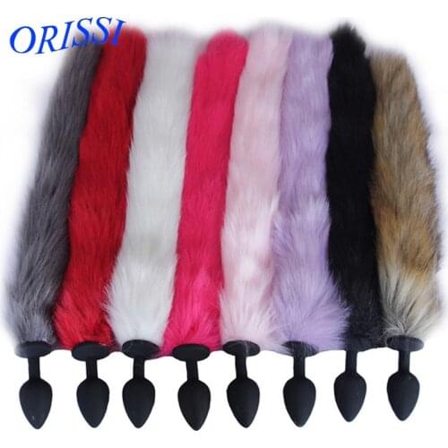 Fox Tail Anal Plug Aldut Game Silicone Butt Plug Erotic Toys Anal Funny Adult Products Sex Toys for Men Women