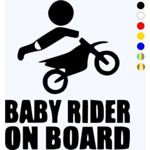 CK20119# baby rider on board funny vinyl car sticker waterproof car decal stickers on car truck bumper rear window