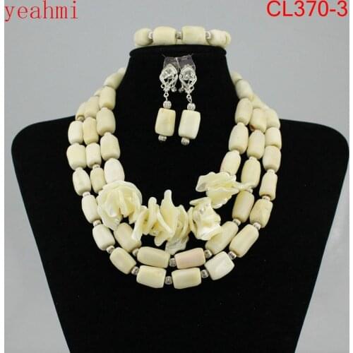 Dubai Indian Bridal African Coral Jewelry Sets Splendid Coral and Gold Nigerian Wedding Coral Beads Jewelry Set Original CL370-2