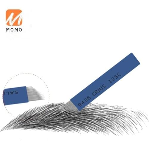 Line Embroidery Needle Piece Genuine Line Handmade PCD Eyebrow Tattooing Blade Eyebrow Tattoo Eyebrows Embroidery Needle