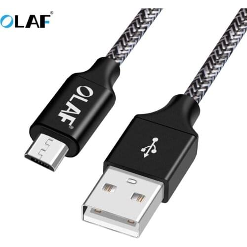 Olaf Micro USB Cable Fast Charging Data Cable for Xiaomi Redmi Note For Huawei HTC Mobile Phone Charger Cable Micro USB Cord